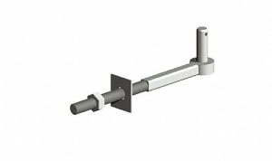 Gate Hook to Bolt 13" Long Galvanised