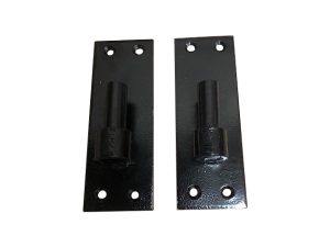 2 x Black Hook on plate with 18mm pin