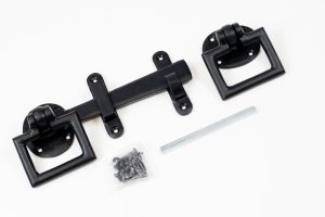 Durlston Handle 8" Ring Latch Black by heatnhand