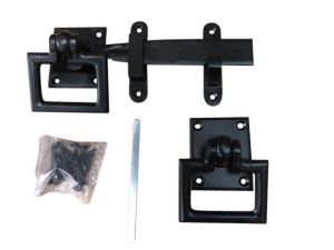 Corfe Handle 8" Ring Latch Black by heatnhand