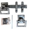 Corfe Handle 8" Ring Latch Pewter by heatnhand