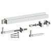 GALV 600mm adjustable bottom hinge set suitable for 3″ thick Gates