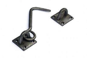 8" Pewter Hand Forged Cabin Hook by heatnhand