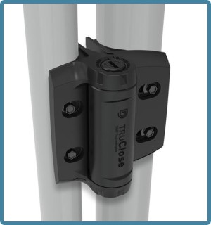TRU-CLOSE TCHDRND1S3 Round Post Gate Hinges PER PAIR