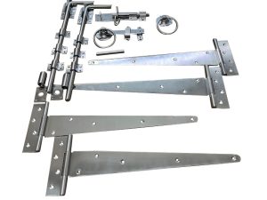 Double Gate Stainless Steel 18" (450mm) Strong Tee Hinge Kit