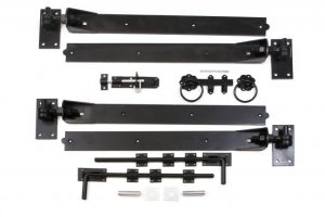 Heavy Duty Double Gate Wide Pattern 30" (750mm) Adjustable Hinge Kit