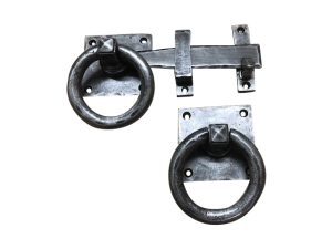 Lulworth Handle 8" Ring Latch Pewter by heatnhand