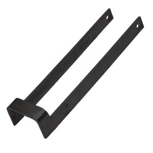 BLACK on GALV 350mm (14") Medium throw over loop for 3" gates