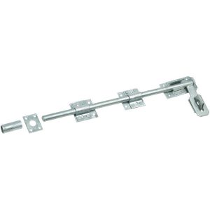 Lockable 600mm (24") Galvanised Drop Bolt