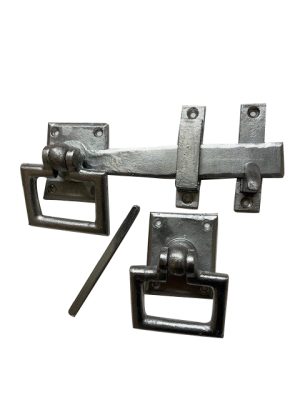 Corfe Handle 8.5" Ring Latch Galvanised by heatnhand