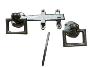 Durlston Ring Latch Galvanised 8" by heatnhand®