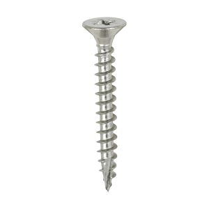 A4 Stainless Steel Classic Multi-Purpose Screws - 5.0 x 40 - Double Countersunk (Box of 200 screws)