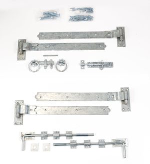 Double Gate Cranked Hook & Band Hinge Kit