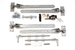 Double Gate Lockable Adjustable Hook & Band Hinge Kit