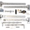 Double Gate Lockable Cranked hook & band Kit