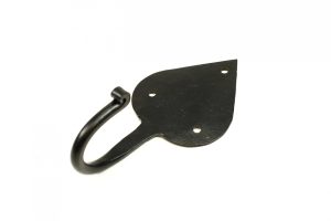 Hand Forged Spade Coat Hook in Black