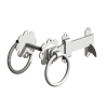 GALV 7″ plain handle ring latch