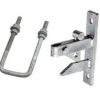 GALV self locking auto gate catch double leg striker